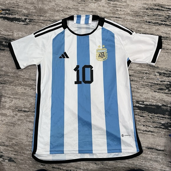adidas Other - Argentina Messi #10 Jersey Size Medium Men's Short Sleeve Soccer Football REP*